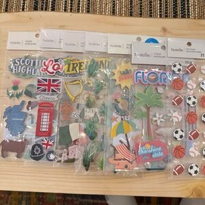 Recollections Travel and Sports Sticker Collection - Multicolor